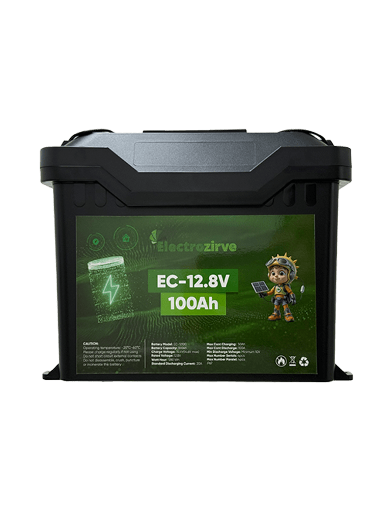 12.8v 100ah lithium battery electrozirve