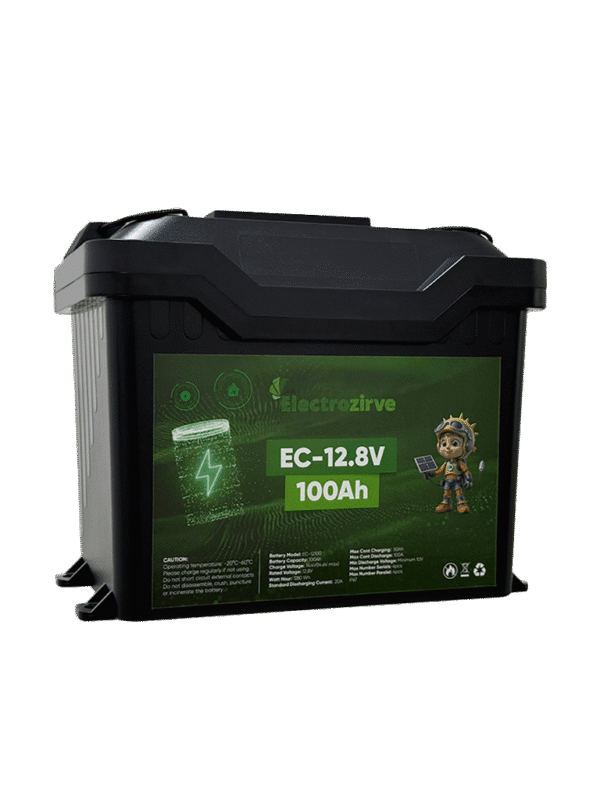 12.8v 100ah lithium battery electrozirve