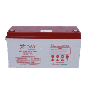 Apex Safepower 12 Volt 150 Ampere Gel Battery