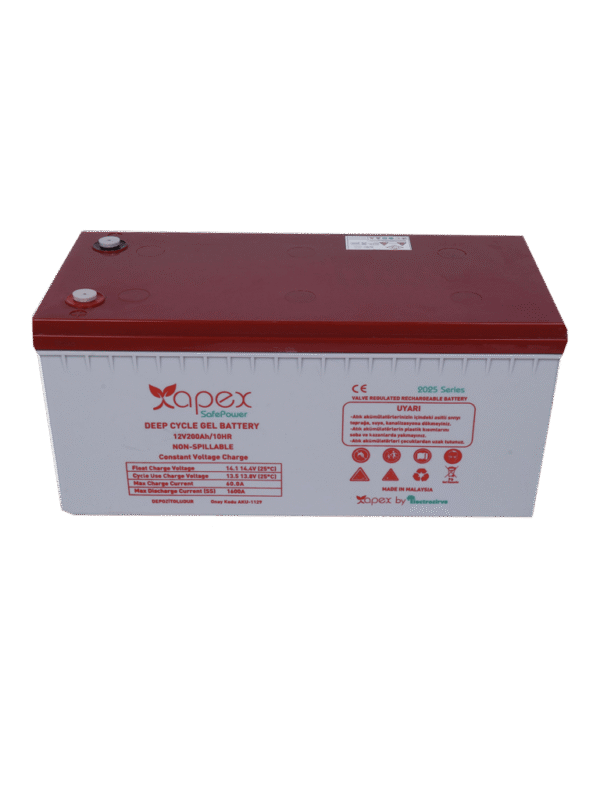 Apex Safepower 12 Volt 200 Ampere Gel Battery
