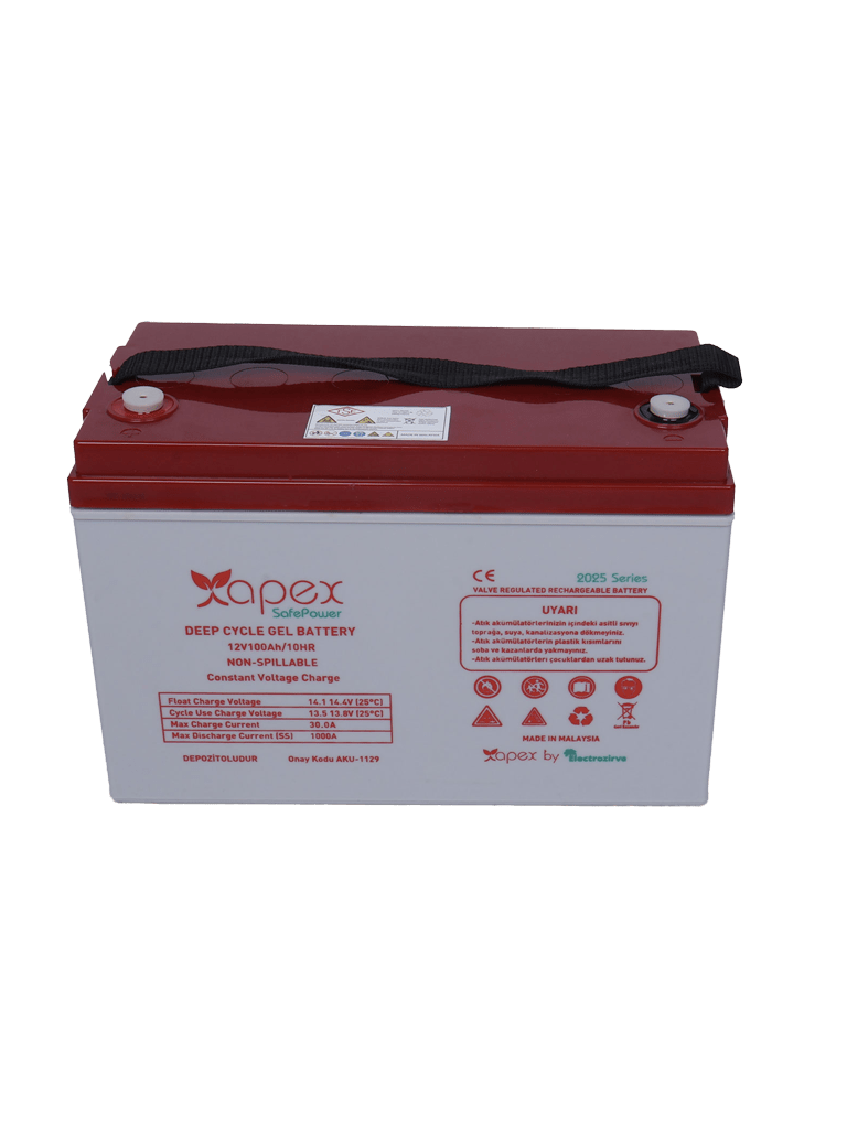 Apex Safepower 12 Volt 100 Ampere Gel Battery