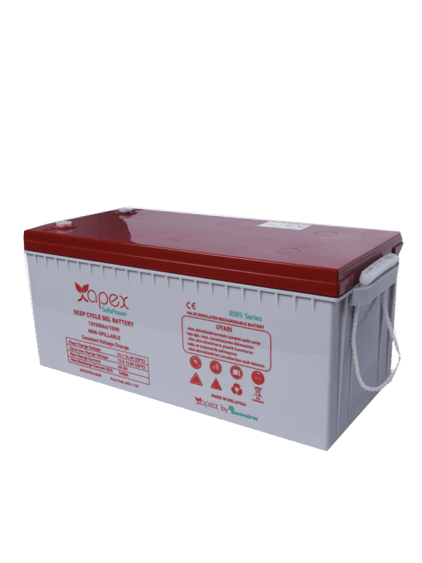 Apex Safepower 12 Volt 200 Ampere Gel Battery