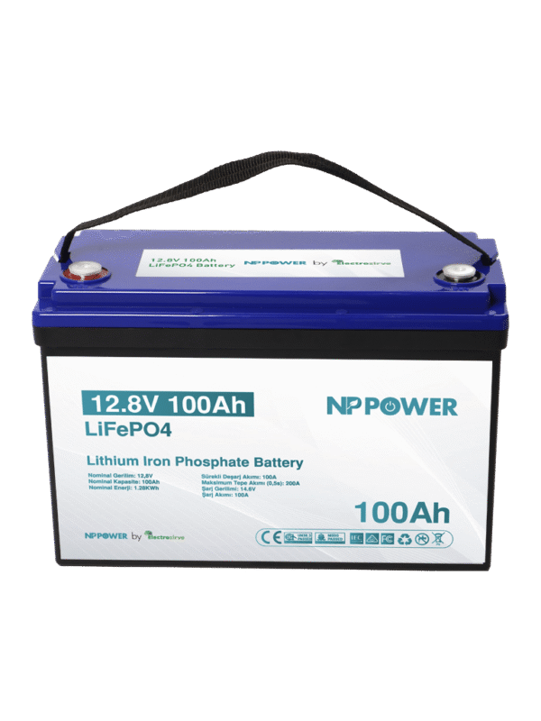 100 Ampere 12.8V Lithium Lifepo4 Battery NP Power