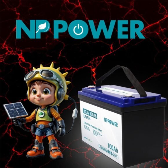 100ah lifepo4 battery nppower