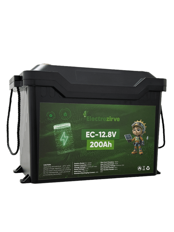 12.8v 200ah lithium battery electrozirve