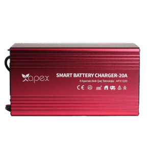 Apex Apx Ac Dc 12 Volt 20 Ampere 8 Stage Battery Charger